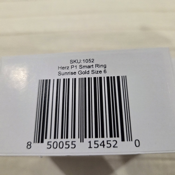 Hertz P1 smart Ring Yellow Gold Size 6. - Picture 3 of 4